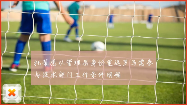 托蒂愿以管理层身份重返罗马需参与技术部门工作条件明确